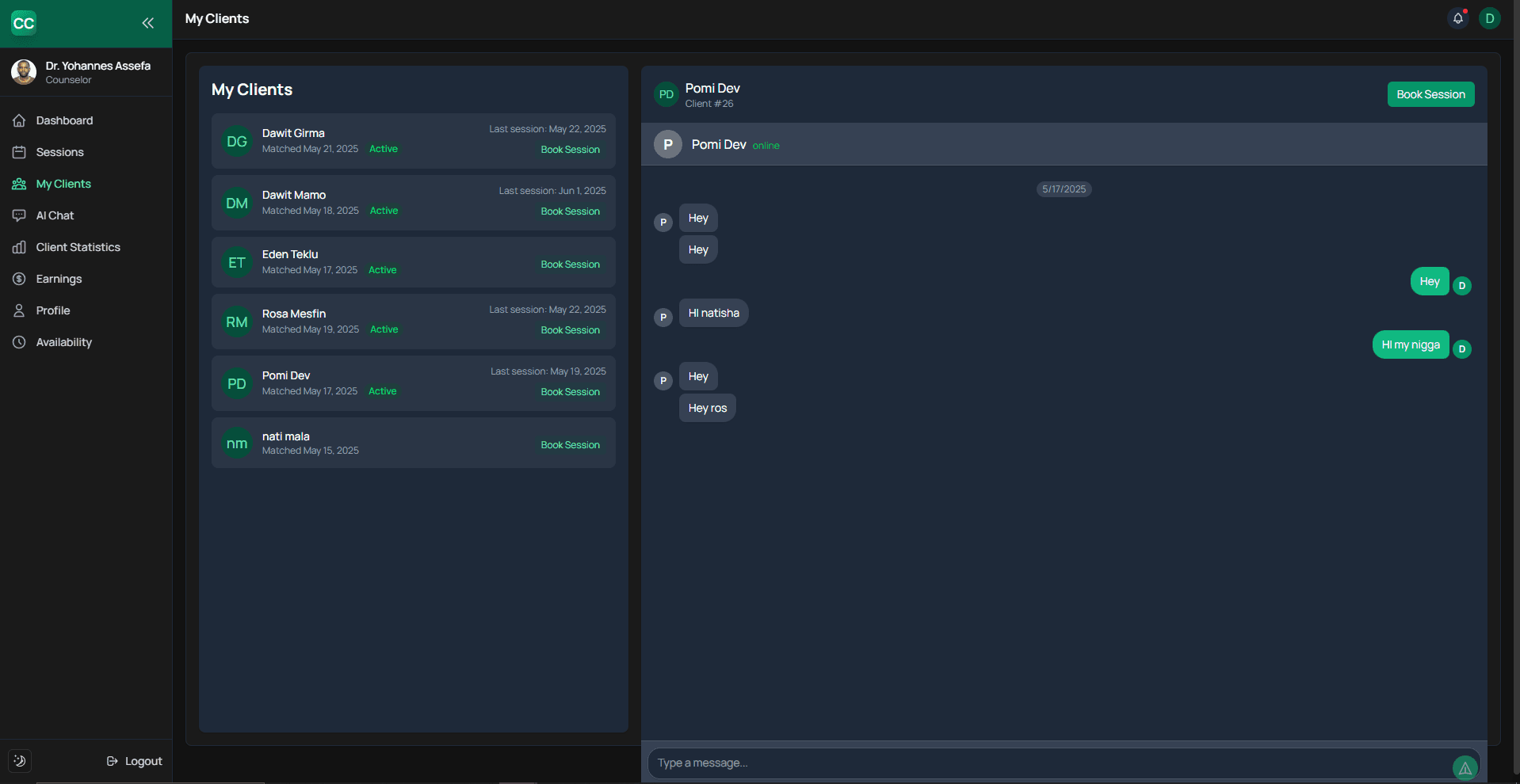 Counselor Connect Platform image 5