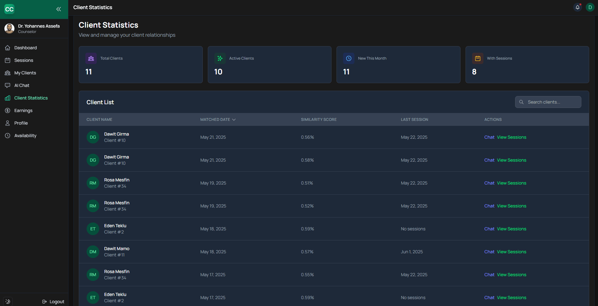 Counselor Connect Platform image 6