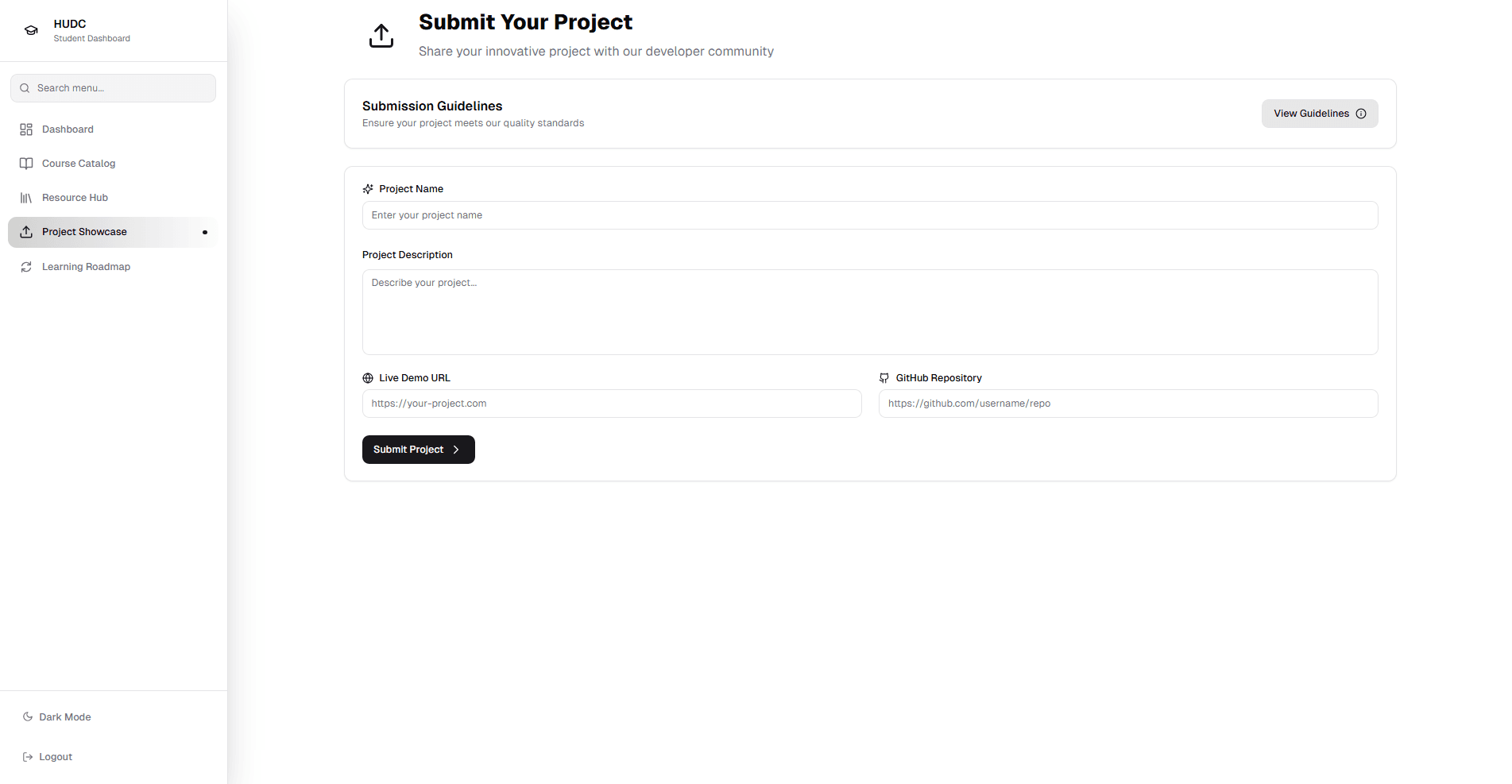Haramaya University Developers Community (HUDC) Platform image 4