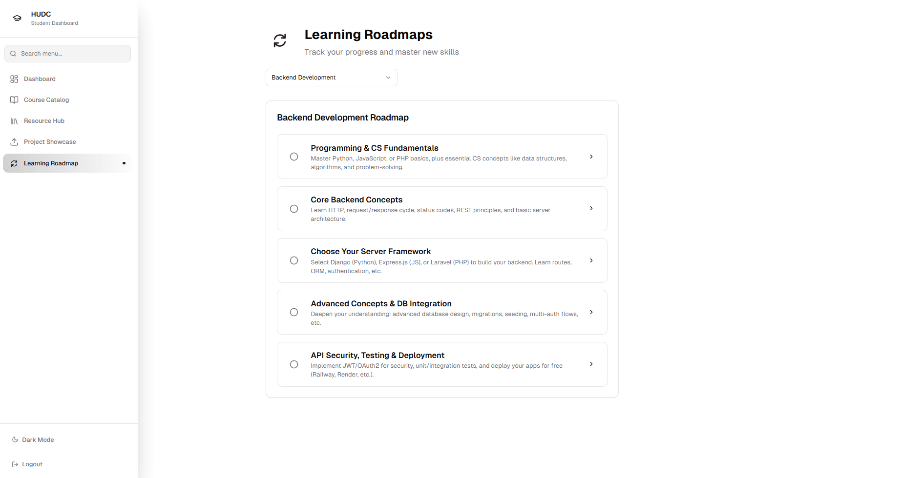 Haramaya University Developers Community (HUDC) Platform image 5
